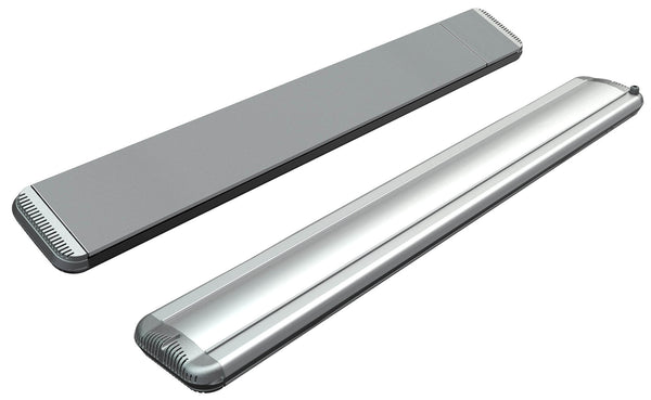 online Elektrischer Infrarot-Heizstrahler 141 x 20,1 x 5,8 cm Decke 1800 W aus Aluminium dimmbar Moel Hot-Top Silber