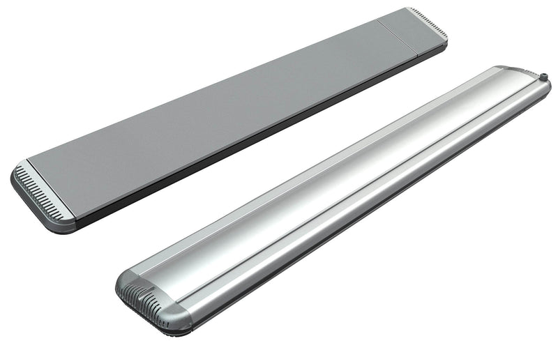 Stufa Elettrica ad Infrarossi 141x20,1x5,8 cm da Soffitto 1800W in Alluminio Dimmerabile Moel Hot-Top Silver-1