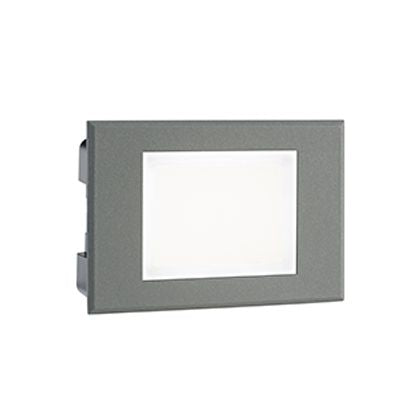 Rechteckige LED-Stufenmarkierungsleuchte für Wandeinbau 3W 3000K Grey Sovil online