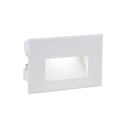 sconto Rechteckige LED-Wandeinbau-Markierungsleuchte 3W 3000K Sovil White