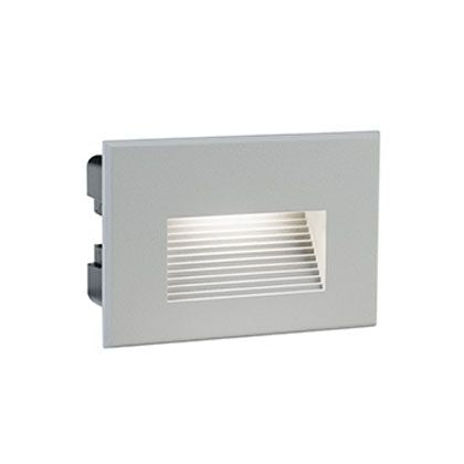 prezzo Rechteckige LED-Stufenmarkierungsleuchte für Wandeinbau 3W 3000K Sovil Aluminium