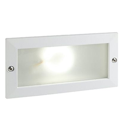 sconto Rechteckige LED-Stufenmarkierungsleuchte für Wandeinbau 10 W 3000 K Sovil White