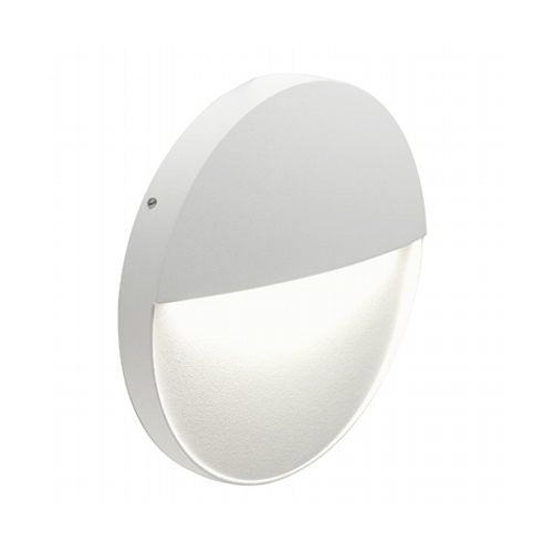 prezzo Halbeinbau-LED-Stufenleuchte für den Außenbereich, groß, Sovil Geo, rund, weiß