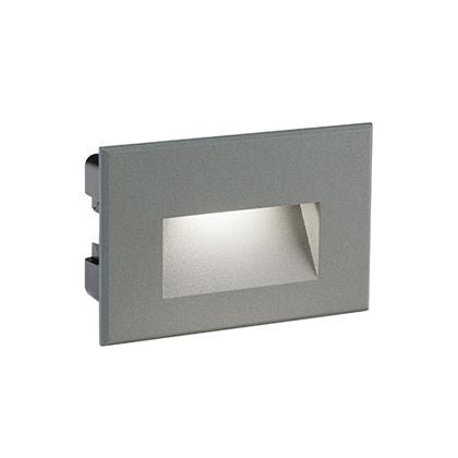 prezzo Rechteckige LED-Stufenmarkierungsleuchte für Wandeinbau 3W 4000K Grey Sovil