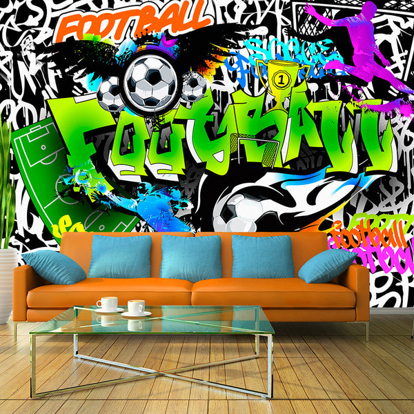 Aufkleber - Fußball-Graffiti-Tapete Erroi online