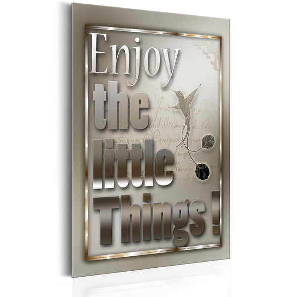 Blechschild - Sätze - Enjoy The Little Things 31x46cm Erroi online