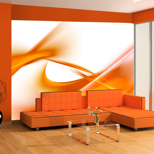prezzo Fototapete - Abstrakt - Orange 450x270cm Erroi