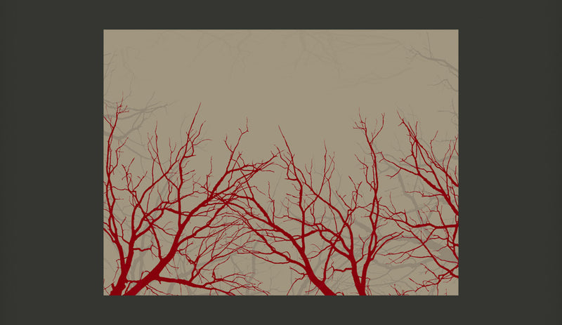 Fotomurale - Red-Hot Branches 200X154 cm Carta da Parato Erroi-2