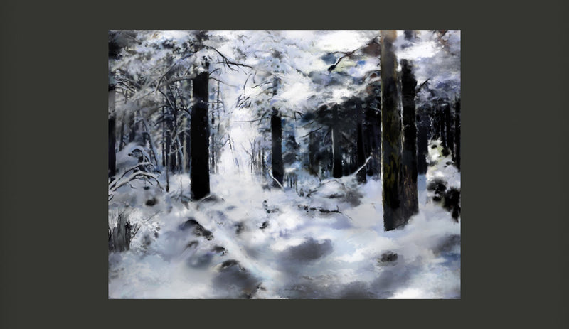 Fotomurale - Foresta Invernale 200X154 cm Carta da Parato Erroi-2