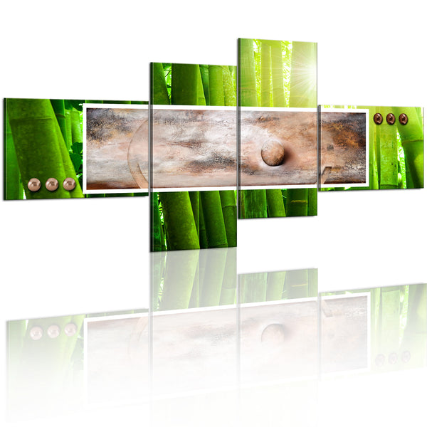 Rahmen - Abstraktion im Bambus Erroi acquista