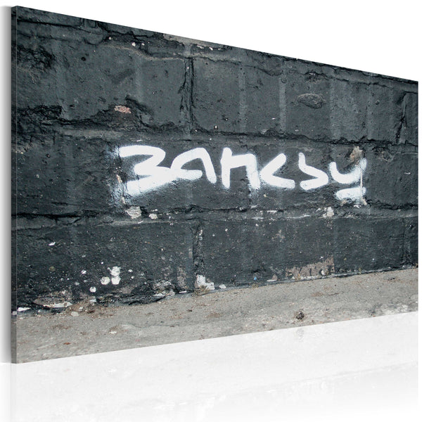 online Leinwand - Banksy Signature Erroi