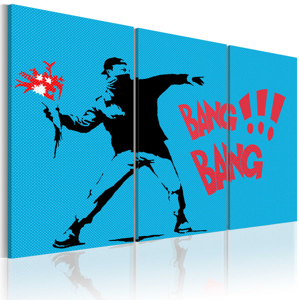 Plakat - Bang Bang! - Triptychon-Fehler sconto