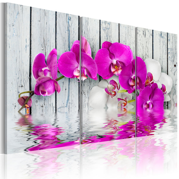 acquista Leinwandbild - Orchideenharmonie - Triptychon Erroi