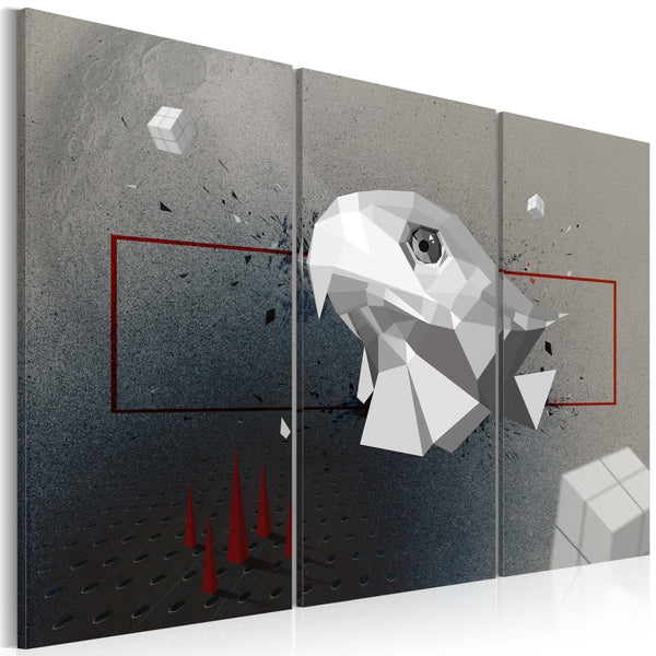 online Leinwandbild - Adler - 3D - Triptychon Erroi