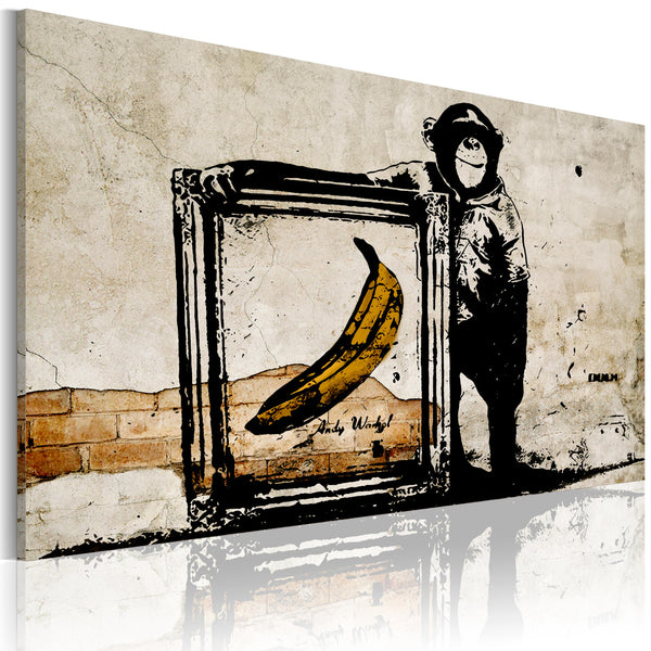 Malerei - inspiriert von Banksy - Sepia Erroi prezzo