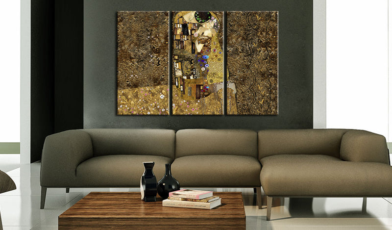 Quadro - Klimt Ispirazione - Bacio 60X40Cm Erroi-2