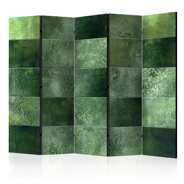 Bildschirm 5 Panels - Green Puzzle II 225x172cm Fehler sconto