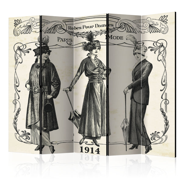 prezzo Paravent 5 Panels - Kleid 1914 II 225x172cm Erroi