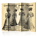 Paravento 5 Pannelli - Confections Pour Dames II 225x172cm Erroi-1