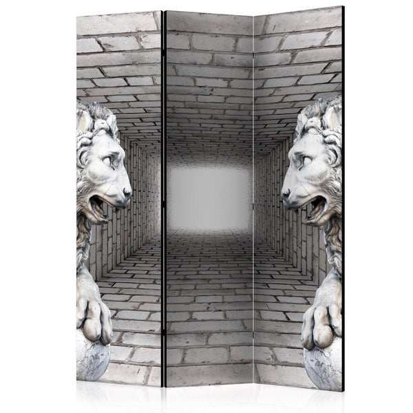 Paravent 3 Paneele - Stone Lions 135x172cm Erroi sconto