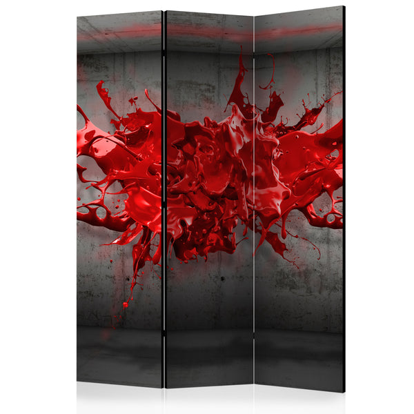 Paravent 3 Panels - Red Ink Blot 135x172cm Erroi acquista