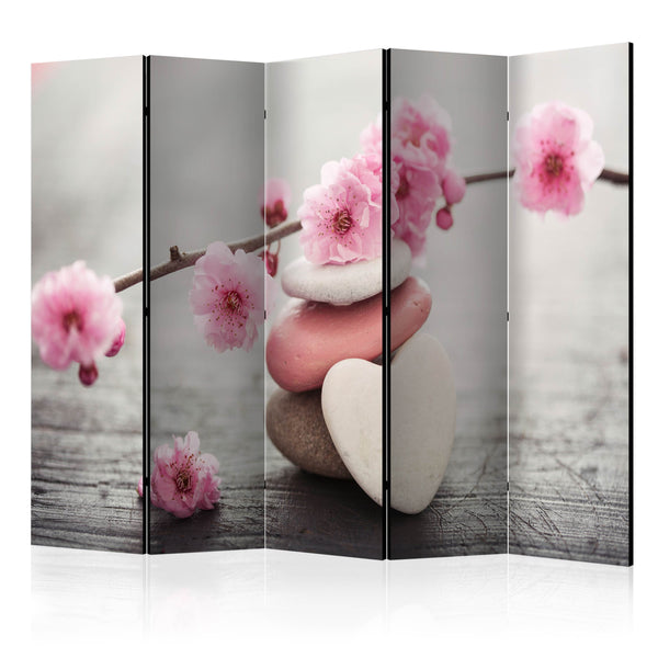 Paravent 5 Paneele - Zen Flowers II 225x172cm Erroi online