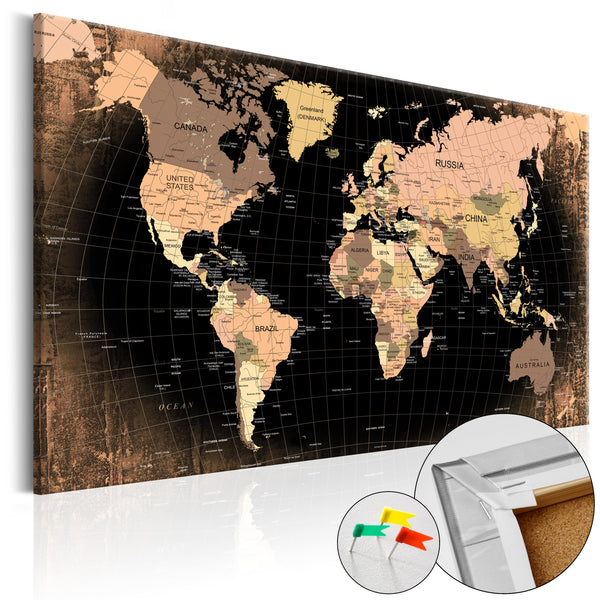 prezzo Korktafel - Planet Erde [Korkkarte] 120x80cm Erroi
