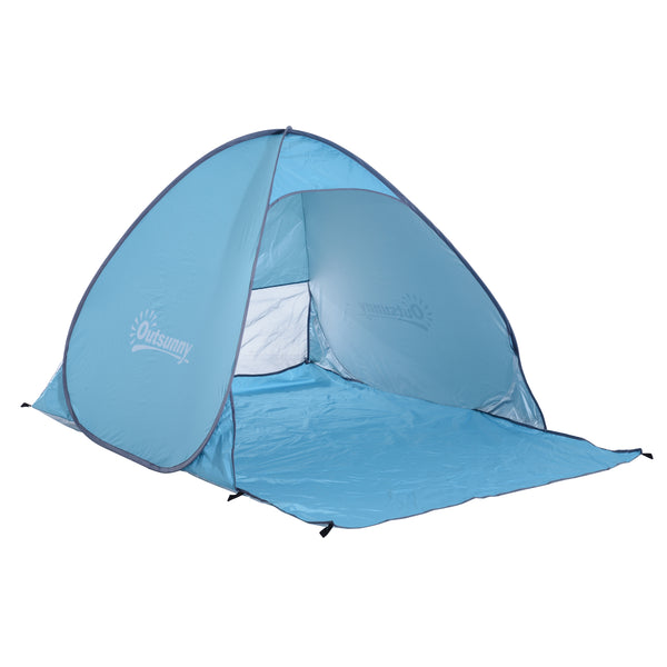 prezzo Strandzelt Camping Wasserdicht Pop-Up Öffnung 150x200x115 cm Blau