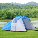 Tenda da Campeggio Impermeabile per 4 Persone 375x240x150 cm -2