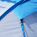 Tenda da Campeggio Impermeabile per 4 Persone 375x240x150 cm -7