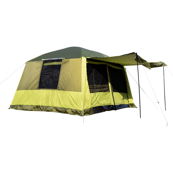 Campingzelt mit Veranda 8 Personen 410x310x225 cm sconto