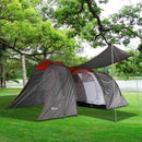 Tenda da campeggio per 4-6 persone blu e grigio 500x320x195 cm -2