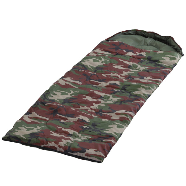 Einzelschlafsack 210x75 cm Camouflage Minibag prezzo