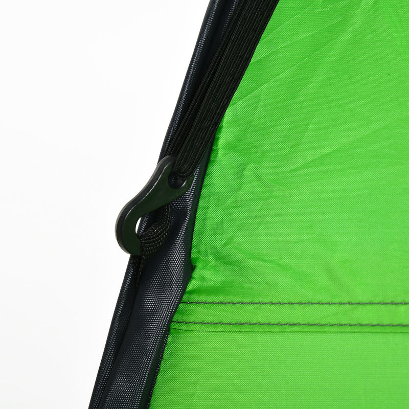 Tenda Doccia da Campeggio 126x124x189 cm in Poliestere Verde-9