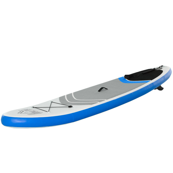 SUP Aufblasbares Stand Up Paddle Board 305x80x15 cm für Erwachsene und Jugendliche Blau und Weiß acquista