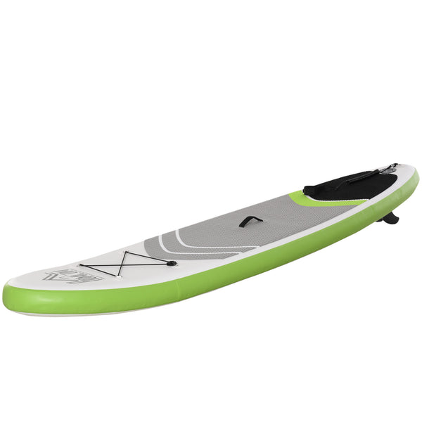 SUP Aufblasbares Stand Up Paddle Board 305x80x15 cm für Erwachsene und Jugendliche Grün und Weiß acquista