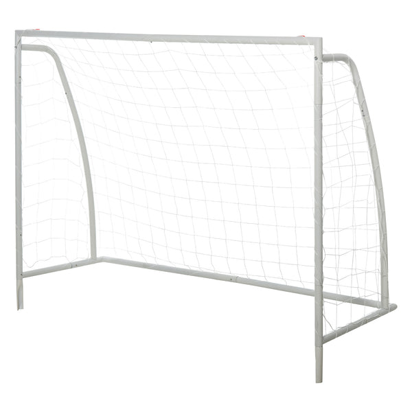 Tragbares Fußballtor mit Netz 180 x 62 x 121 cm Weiß acquista