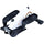 Elliptisches Mini-Pedalbrett für das Heimtraining, max. 110 kg, Weiß und Schwarz