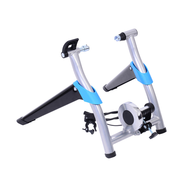 acquista Magnet-Fahrradtrainer für das Heimtraining Silber 54,4 x 47,2 x 39,4 cm