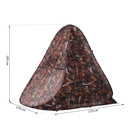 Tenda da Caccia e Fotografia Pop Up per 2 Persone in Tessuto Oxford 170x170x195 cm -7