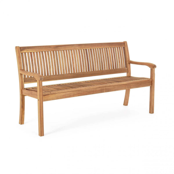 3-Sitzer-Bank 158 x 62 x 88 h cm in braunem Holz online