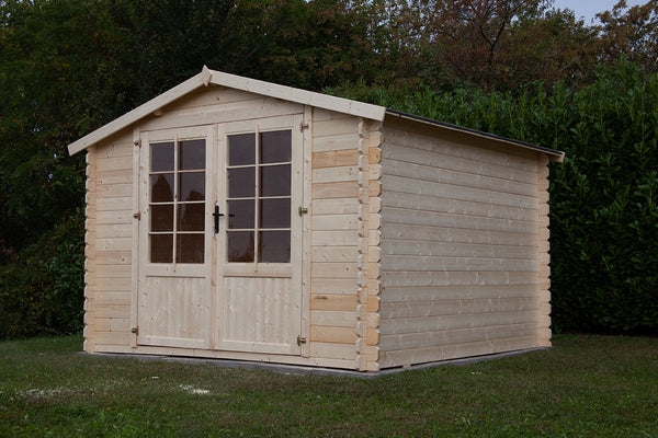 acquista Gartenhaus aus Holz mit zwei Türen 300 x 300 cm Mary