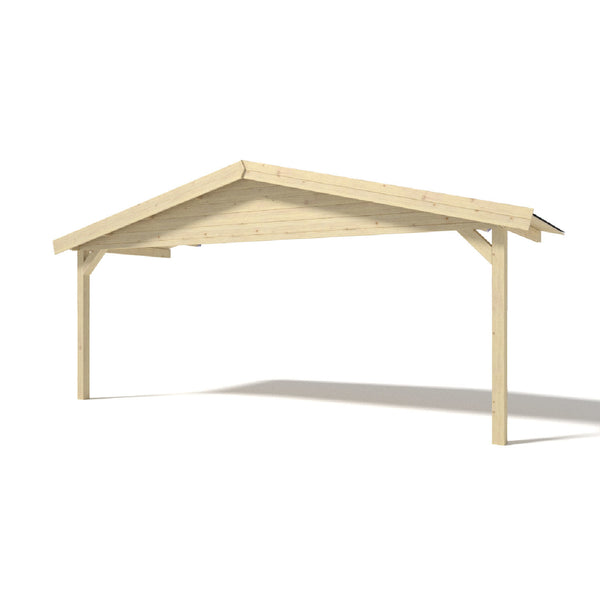 Frontverdanda für Gartenhaus 480x200 cm in Holz online