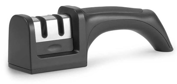 prezzo Tragbarer 2-Stufen-Messerschärfer mit schwarzem ergonomischem Griff
