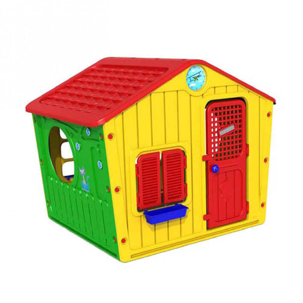 Spielhaus für Kinderdorf 140 x 108 x 115 h cm aus mehrfarbigem Kunststoff prezzo