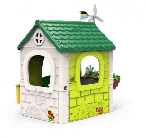 Spielhaus für Kinder Eco House 150x150x165 h cm aus mehrfarbigem Kunststoff sconto