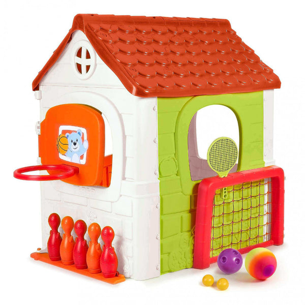 online Spielhaus für Kinder Multi Activity 6x1 142x85x124 h cm aus mehrfarbigem Kunststoff