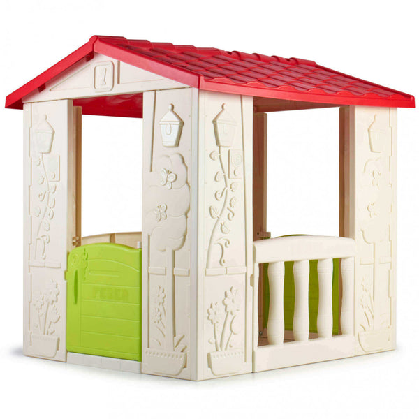 sconto Spielhaus für Kinder Happy 80x94x100 h cm aus mehrfarbigem Kunststoff