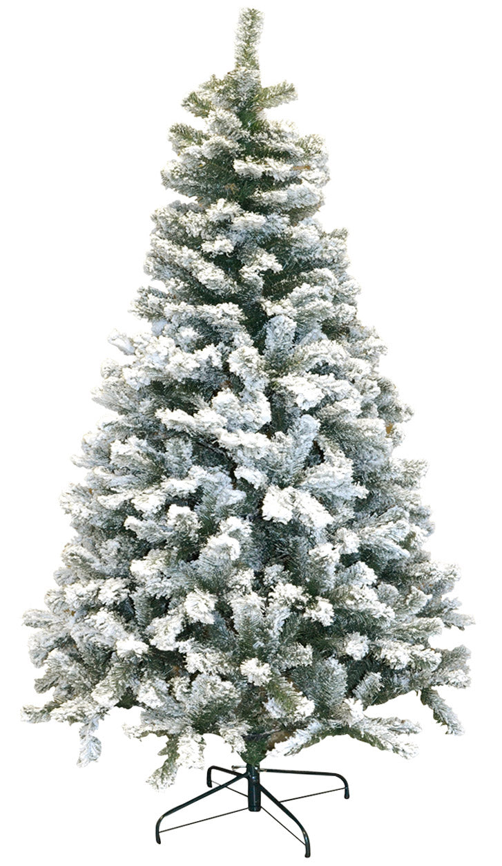 Albero di Natale Artificiale Innevato Morel Pino Verde Altezza 120 cm-1