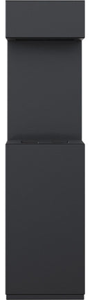 Stufa a Gas da Esterno 45x169,5x45 cm Flig Nashville Nero con Telecomando-2